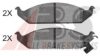 A.B.S. 38650 OE Brake Pad Set, disc brake